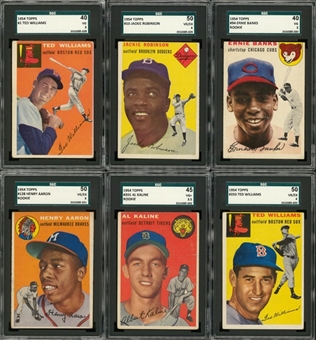 1954 Topps Baseball Complete Set (250)